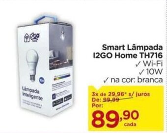 Carrefour Smart Lâmpada 12GO Home TH716 oferta