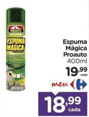 Carrefour Espuma Mágica Proauto 400ml oferta