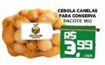 CEBOLA CANELAS PARA CONSERVA PACOTE 1KG