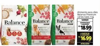 Alimento para caes balance Premium varos tipos 1kg