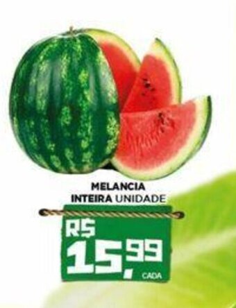 Supermercado Estrela Azul MELANCIA INTEIRA UNIDADE oferta