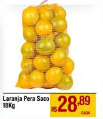Laranja Pera Saco 18kg