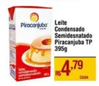 Max Atacadista Leite Condensado Semidesnatado Piracanjuba TP 395g oferta