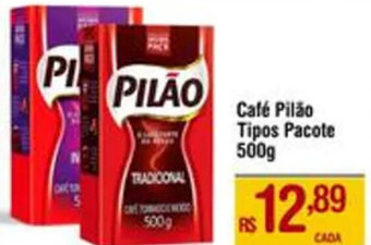 Max Atacadista Café Pilão Tipos Pacote 500g oferta