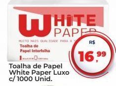 Tonin Superatacado Toalha de papel white paper luxo c/ 1000un oferta