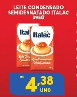 Atacadão Centro Sul Leite Condensado Semidesnatado Italac 395g oferta