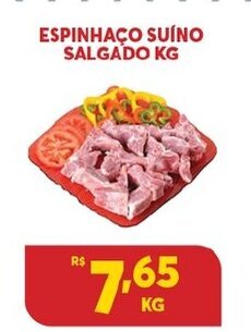Espinhaco Suino Salgado 1kg