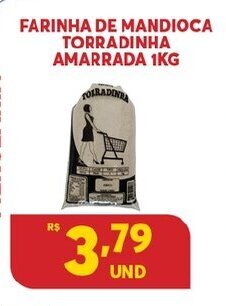 Atacadão Centro Sul Farinha De Mandioca Torradinha Amarrada 1kg oferta