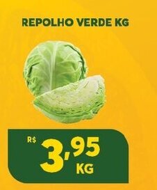 Atacadão Centro Sul Repolho Verde 1kg oferta
