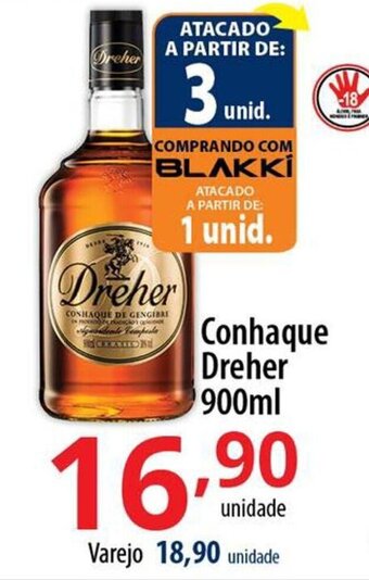 Akki Atacadista Conhaque Dreher 900ml oferta