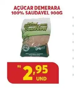 Acucar Demerara 100% Saudavel 900g