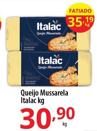 Akki Atacadista Queijo Mussarela Italac kg oferta