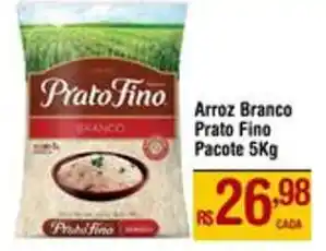 Max Atacadista Arroz Branco Prato Fino Pacote 5Kg oferta