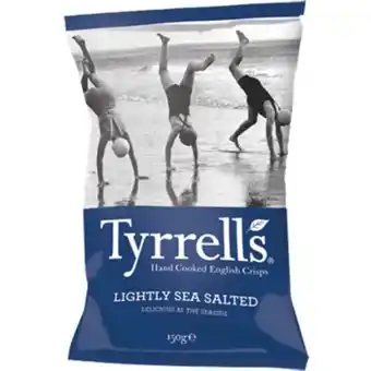 Batata frita sal marinho tyrrells embalagem 150g