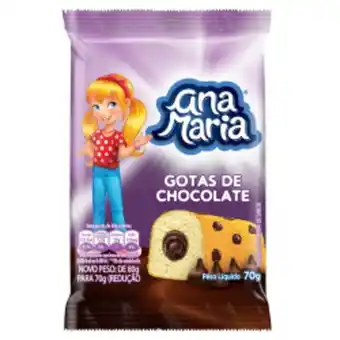 Veran Supermercados Bolo pullman ana maria gotas de chocolate 70g oferta