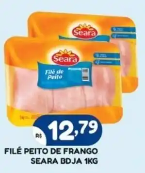 Bramil Supermercados FILÉ PEITO DE FRANGO SEARA BDJA 1KG oferta