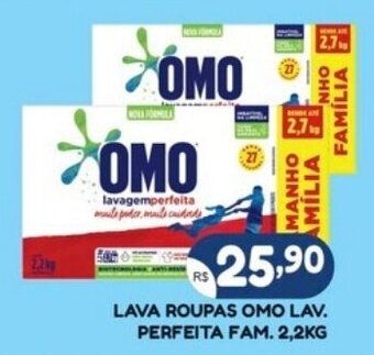 Bramil Supermercados LAVA ROUPAS OMO LAV. PERFEITA FAM. 2,2KG oferta