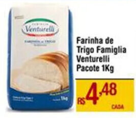 Max Atacadista Farinha de Trigo Famiglia Venturelli Pacote 1Kg oferta