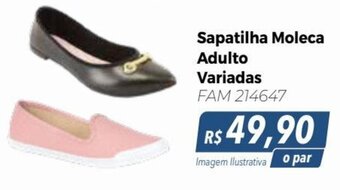 Hiper Moreira Sapatilha Moleca Adulto Variadas oferta