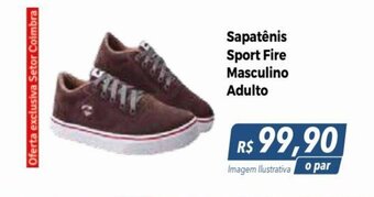 Hiper Moreira Sapatênis Sport Fire Masculino Adulto oferta