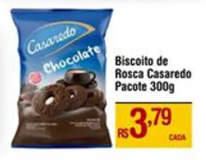 Max Atacadista Biscoito de Rosca Casaredo Pacote 300g oferta