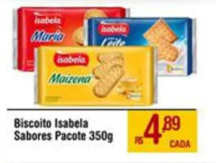 Max Atacadista Biscoito Isabela Sabores Pacote 350g oferta