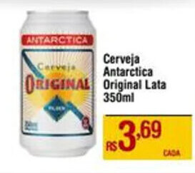 Cerveja Antarctica Original Lata 350ml