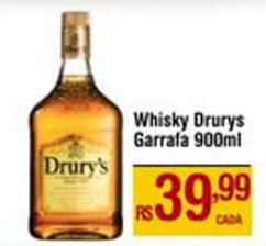 Whisky Drurys Garrafa 900ml