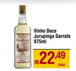 Max Atacadista Vinho Doce Jurupinga Garrafa 975ml oferta