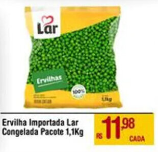 Max Atacadista Ervilha Importada Lar Congelada Pacote 1,1Kg oferta