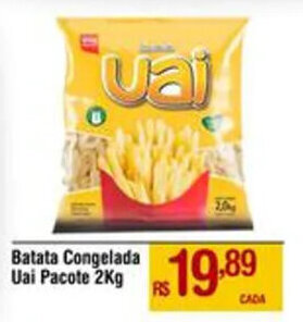 Max Atacadista Batata Congelada Uai Pacote 2Kg oferta