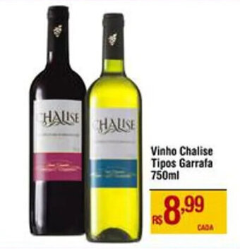 Vinho Chalise Tipos Garrafa 750ml