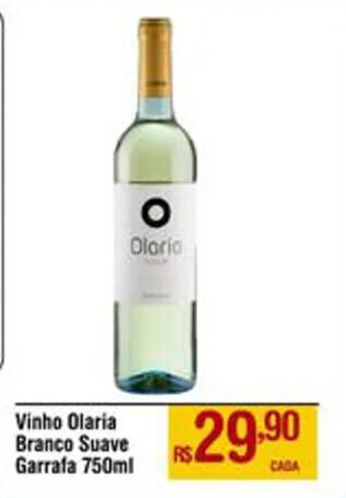 Max Atacadista Vinho Olaria Branco Suave Garrafa 750ml oferta