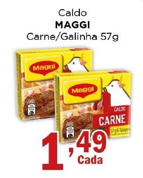 Caldo MAGGI Carne/Galinha 57g