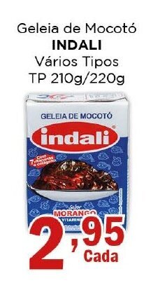 Supermercados Mundial Geleia de Mocotó INDALI Vários Tipos TP 210g/220g oferta