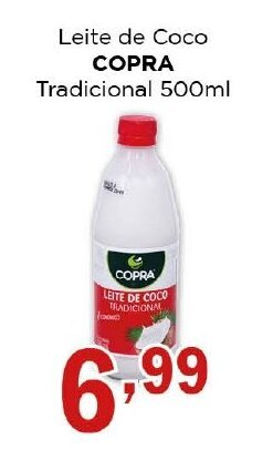 Supermercados Mundial Leite de Coco COPRA Tradicional 500ml oferta