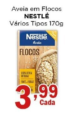 Supermercados Mundial Aveia em Flocos NESTLÉ Vários Tipos 170g oferta