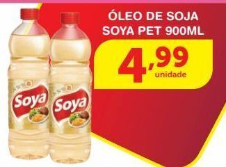 Roldão Óleo de soja soya pet 900ml oferta