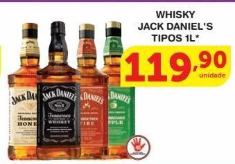 Roldão Whisky jack daniel's tipos 1l* oferta
