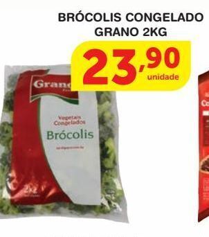 Roldão Brócolis congelado grano 2kg oferta