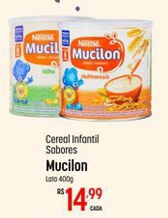 Cereal Infantil Sabores Mucilon Loto 400g