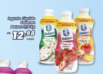Supermercados Mundial logurte Liquido Sabores Batavo 1,15 kg oferta