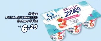 Supermercados Mundial Polpa Pense Zero Morango Batavo 540g oferta