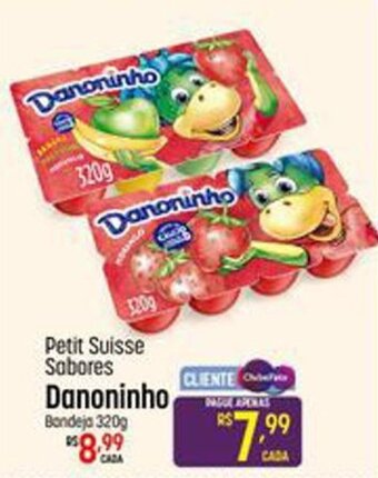 Muffato Petit Suisse Sabores Danoninho Bandeja 320g oferta