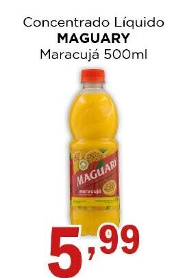 Supermercados Mundial Concentrado Líquido MAGUARY Maracujá 500ml oferta