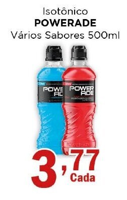 Isotônico POWERADE Vários Sabores 500ml
