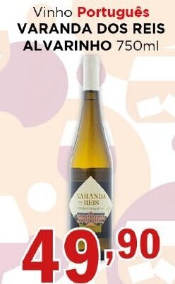 Supermercados Mundial Vinho Português VARANDA DOS REIS ALVARINHO 750ml oferta