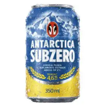Supermercado Dalben Cerveja antarctica sub zero, pilsen, 350ml, lata oferta