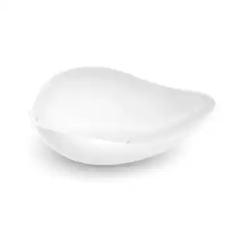 Leroy Merlin Cuba de apoio cerâmica branca brilhante oval 14x54x37cm ruy ohtake roca oferta