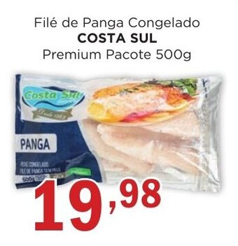 Supermercados Mundial Filé de Panga Congelado COSTA SUL Premium Pacote 500g oferta